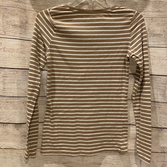 The Limited Tan Stripe Perfect Tee - Picture 2 of 5